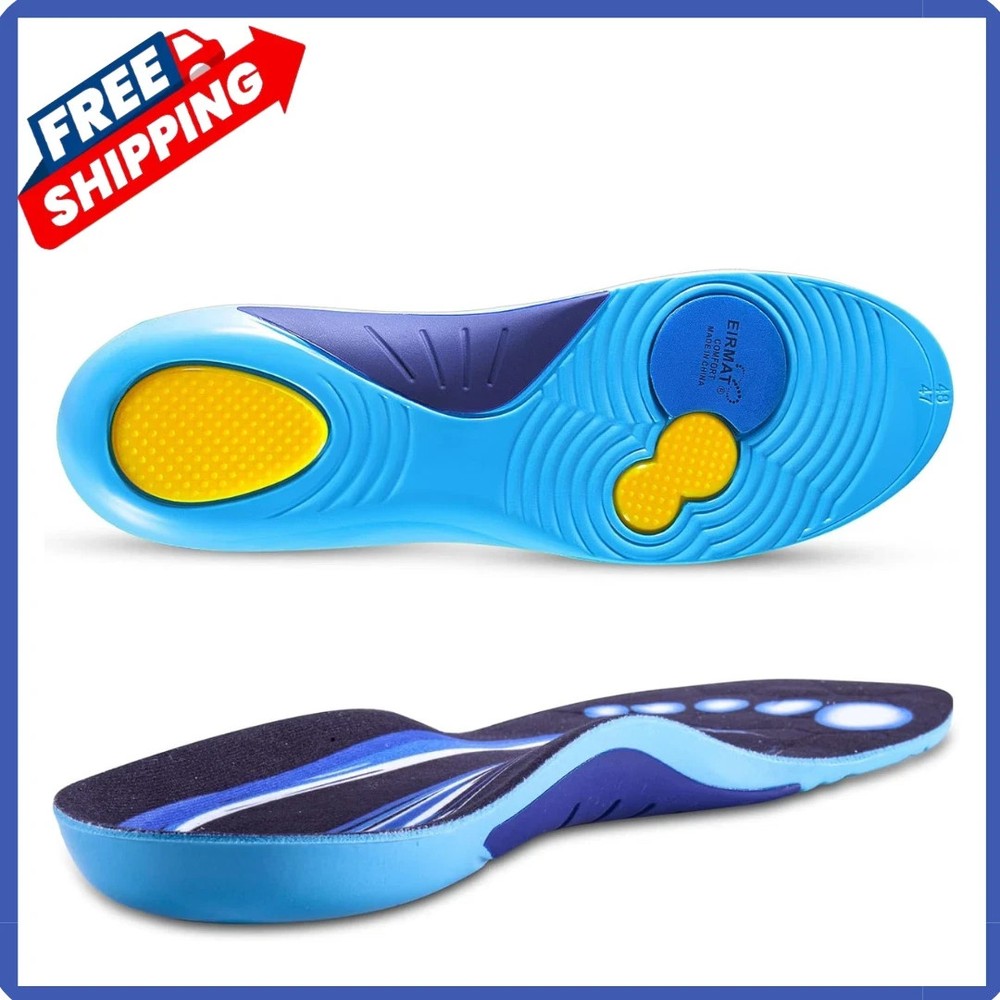 Dr Scholls Insoles Men WORK Massaging Gel Full Shoe Insole Sz 8-14 (1 pair)