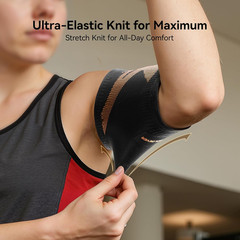 Copper-Infused Bicep Tendonitis Brace 1 Pair [Medical-Grade Compression ＆ Ultra