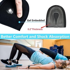 2× Plantar Fasciitis Heel Cups Heel Pain Heel Spur Cracked Heels Women Men USA