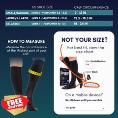 PhysFlex Compression Socks Orange Foot Xx-large