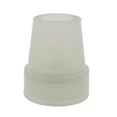 2 Pcs 3/4 19mm White Glow in The Dark Rubber Tips, Ferrules, Walking Canes