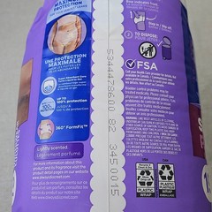Always Discreet Incontinence Underwear for Women S/M Maximum 19 Ct 360 FormFit
