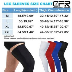 Knee Support Compression Full Leg Sleeve Brace Sport Joint Pain Relief Arthritis