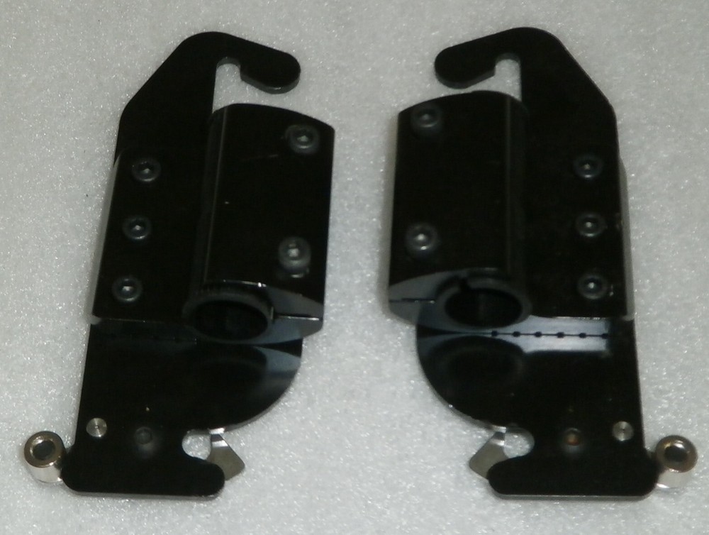 SET OF 2 WHEELCHAIR BACK SUPPORT BRACKET GOOD AS PICTURE