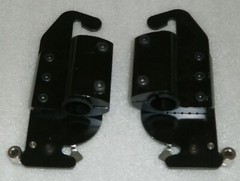 SET OF 2 WHEELCHAIR BACK SUPPORT BRACKET GOOD AS PICTURE