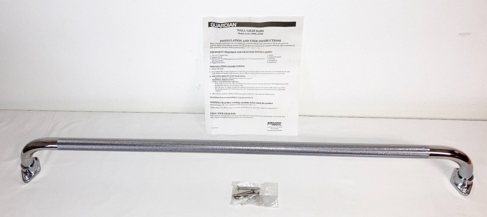 New Sunrise Medical Guardian 81070KE Knurled 36″ Wall Grab Bar – Free Shipping !