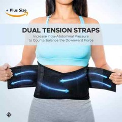 Plus Size Lower Back Brace |5XL| Lumbar Support for Pain Relief and Injury Preve