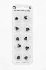 Widex 10 Count Black Ear Tips Pack For Health And Personal Care