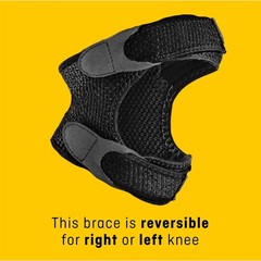 FUTURO Dual Strap Knee Support, Adjustable Adjustable, Black