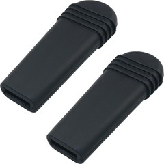 MEETOOT 1 Pair Replacement Wheelchair Brake Handle Covers Grips Black