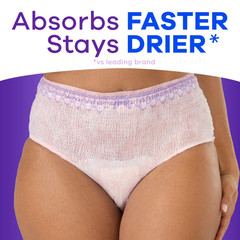 Always Discreet Incontinence Underwear Women, Postpartum Adult Diapers XL, 34 CT