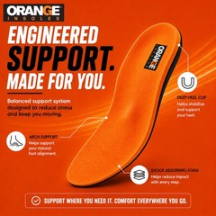 Orange Full Length Size G – Men’s 10-10.5 / Women’s 11.5-12 – Unisex,