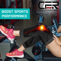Knee Sleeve Compression Brace Support Full Leg Sport Joint Pain Arthritis Relief