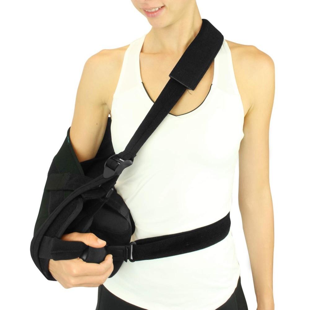 Vive Shoulder Abduction Sling, Immobilizer for Injury Support with Therapy Ball