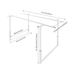 Walking Assist Parallel Bar Adjustable Walk Assisting Tool for Rehabilitation