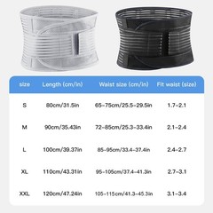 Lightweight Back Brace for Lower Pain Men Women, Breathable Lumbar…