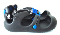 2 ps Darco Body Armour Cast Black Blue Shoes Size-S