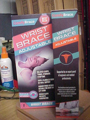 Two Comfy Brace Adjustable Wrist Braces. New