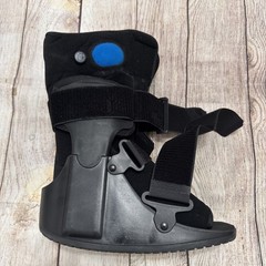 Short Air Cam Walker Fracture Boot Small Black Medical Orthopedic Walking Boot