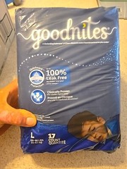 Goodnites Boys‘ Nighttime Bedwetting Underwear L (68-95 Lbs) 2 pack 17CT =34