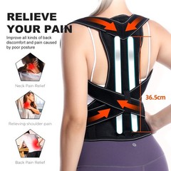 Adjustable Posture Corrector Low Back Support Shoulder Straightener Brace Belt