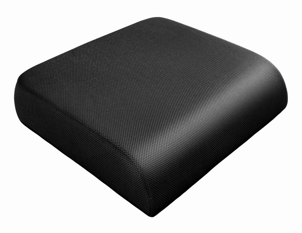 YOUFI Black Memory Foam Cooling Gel Seat Cushion, Non-Slip, Removable Cover