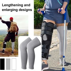 8 Pcs Knee Brace Undersleeve Knee Sleeve for Under Brace Closed Patella Compr…