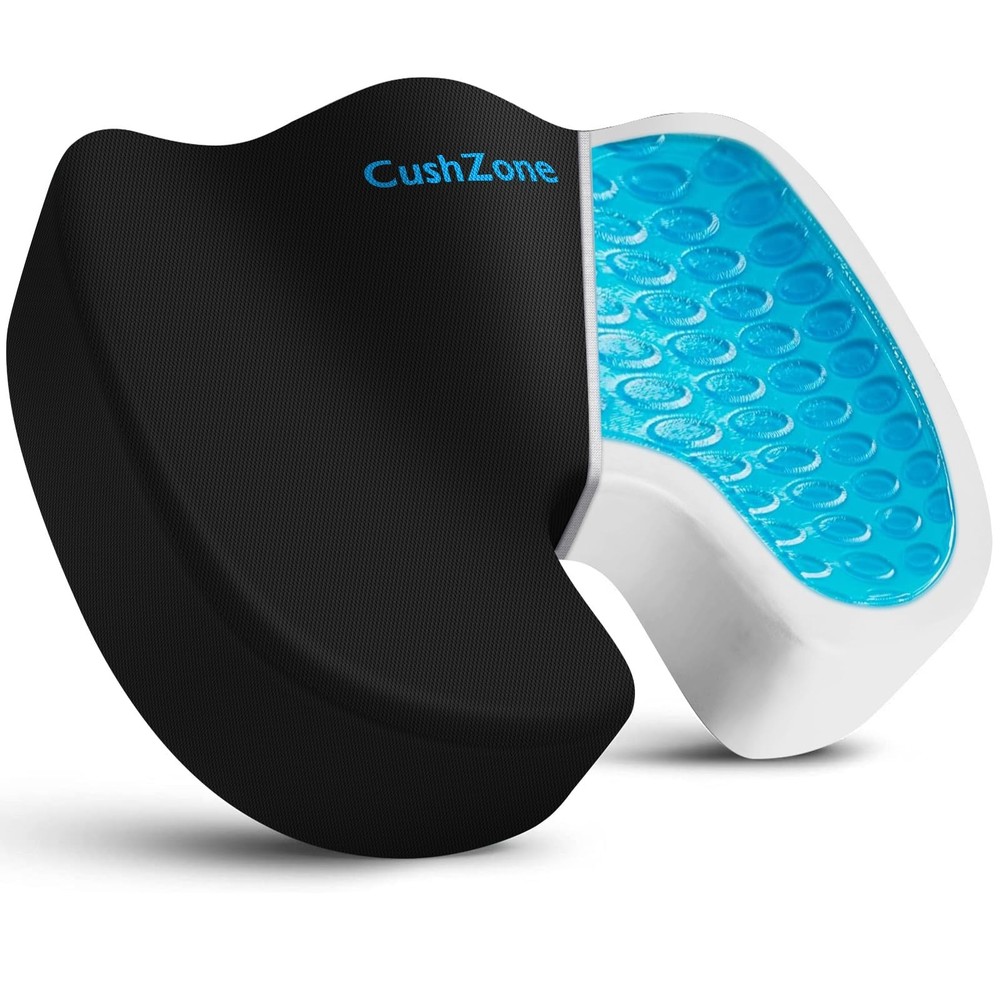 Office Chair Seat Cushion, Cooling Gel Enhanced Memory Foam Cushion for Long …