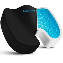 Office Chair Seat Cushion, Cooling Gel Enhanced Memory Foam Cushion for Long …