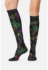 Cherokee Compression Socks Knee High Support Socks 10-15 mmHg PRINTSUPPORT