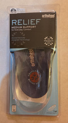 Orthaheel Relief Medium Support 3/4 Length Insole Small Men’s 5.5-7 Women 6.5-8