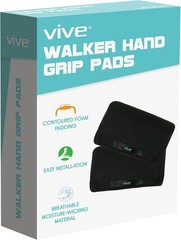 Latex-Free Walker Handle Pads – Easy Installation with Hook and Loop Closure