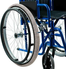 2 PCS Wheelchair Tyre Covers for Wheelchair Tires 24’’ Non-Slip Wheelchair Wheel