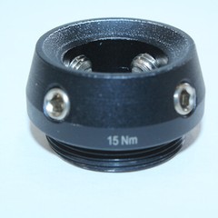 TRULIFE PROSTHETIC AAA214 30mm Aluminum Rotatable Adapter Female Insert Black