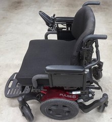 Sunrise Medical Quickie Pulse 6 Electric Powered Wheelchair With 6 Wheels
