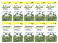 ZeniPower Size A10 PR70 Mercury Free Hearing Aid Batteries Pack of 240