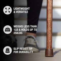 Handcrafted Wood Walking Stick, Twisted Oak, Ergonomic Style Handle, for Men …