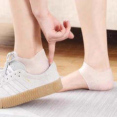 Silicone Moisturizing Heel Repair Socks Plantar Fasciitis Foot Support Gel Pad H