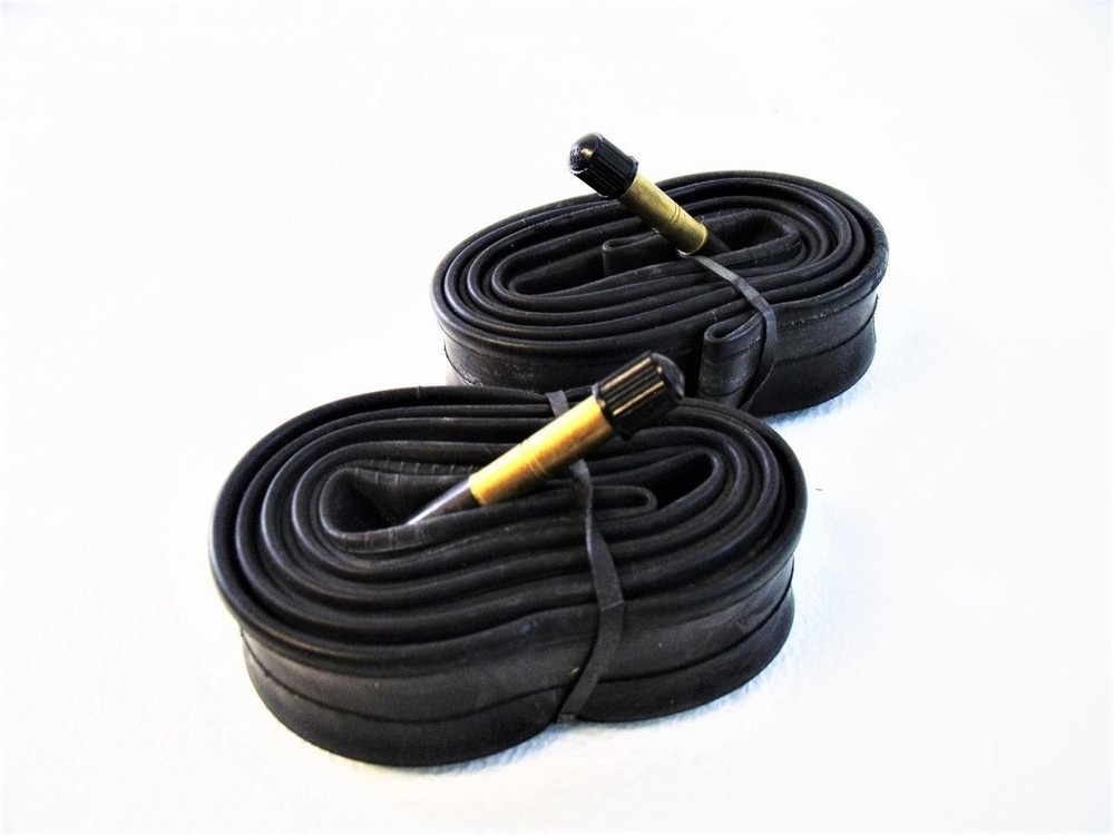 Pair 24″ Inch Inner Tube 24″ x 1-3/8″ Wheelchair Bike Rubber Tire Schrader Valve