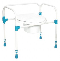 Big John Toilet Support Bariatric Commode Chair, 800 lb.
