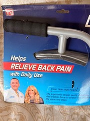 LO-BAK TRAX Portable Spinal Traction w/DVD DECOMPRESS Sciatica Low Back Pain NEW