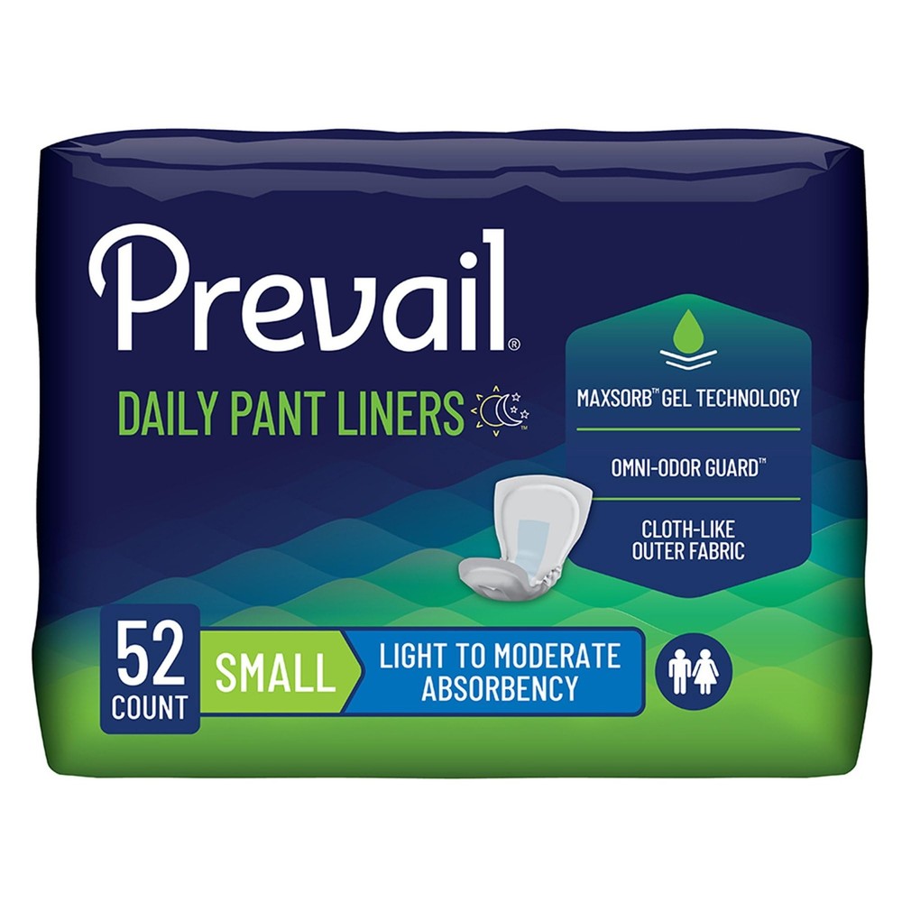 Prevail Unisex Adult Disposable, Bladder Control Pads, 12-1/2 Inch Length, Mo…