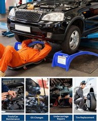 8 Inch Lift Solid Steel Car Ramps 8000 LBS Auto Truck Ramps for Car Repair 2PCS