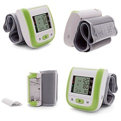 NEW Portable Wrist Automatic Blood Pressure Monitor LCD Digital Wrist Cuff