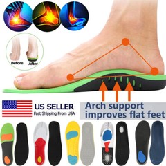 Orthotic Insoles Shoe Inserts Pad Heavy Duty Arch Support Sports Work Inner Sole