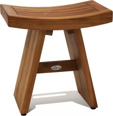 18″ Asia Teak Shower Bench – Durable Water Resistant Shower Chair
