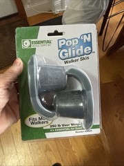Pop ‚N Glide Walker Skis Fits Most Walkers Essential Medical Supply, Inc.