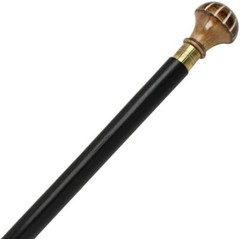 Geometric Illusion Sheesham Wood Walking Cane Staff