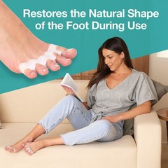 ZenToes Silicone Toe Separators Spacers Correct Hammertoe Alignment Straightener