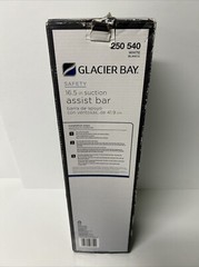 Glacier Bay White Safety 16.5 in Suction Assist Bar